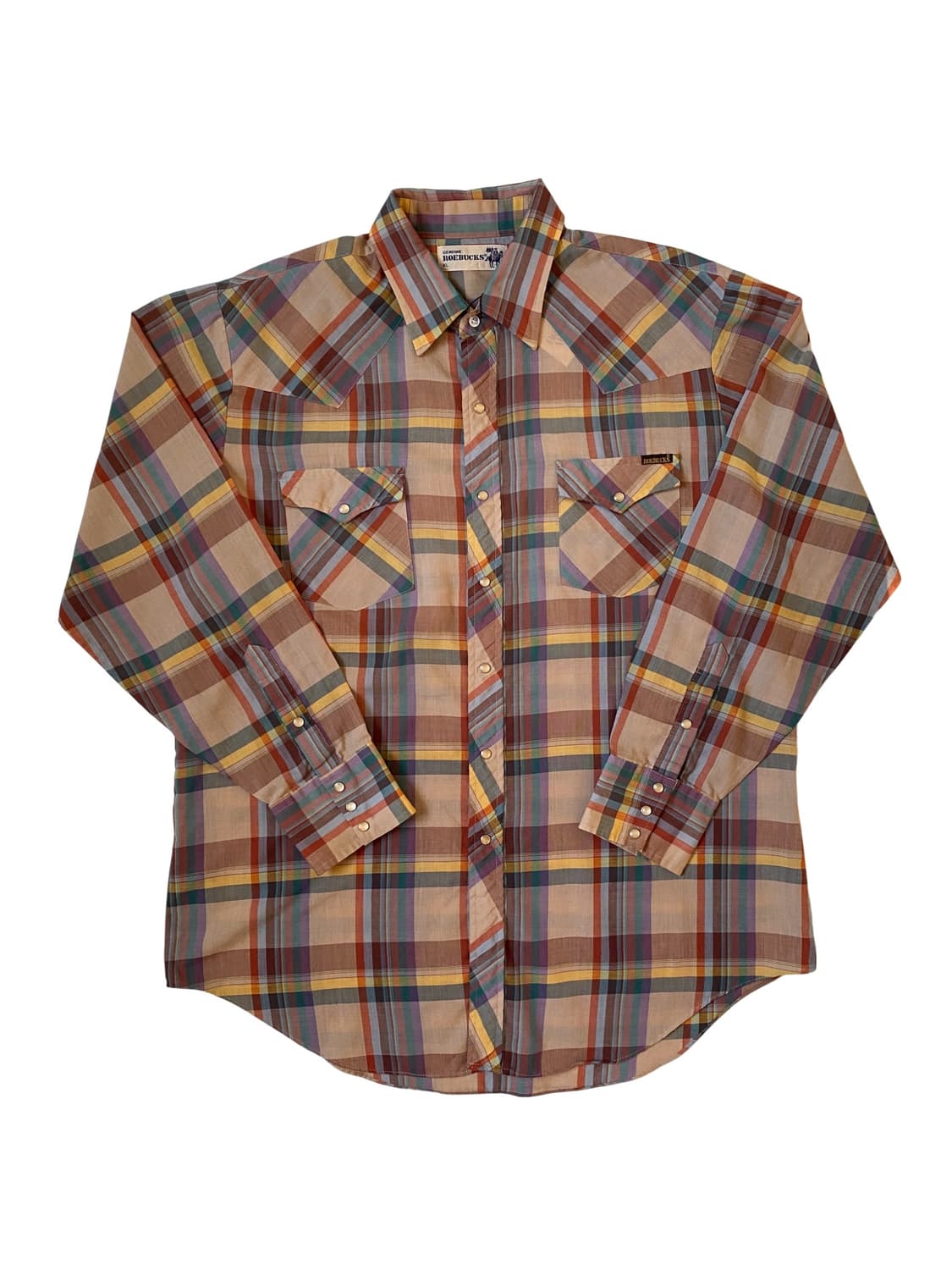 빈티지 체크 포켓 셔츠 (Man 2XL) AB1337 상품이미지2