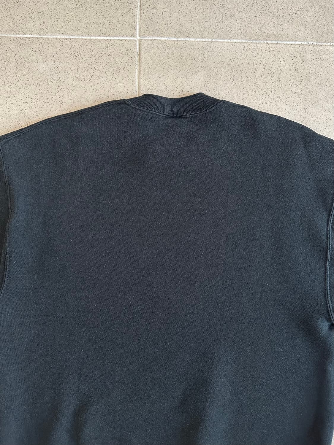 90s 빈티지 러셀 스웻셔츠 블랙 L USA 상품이미지5
