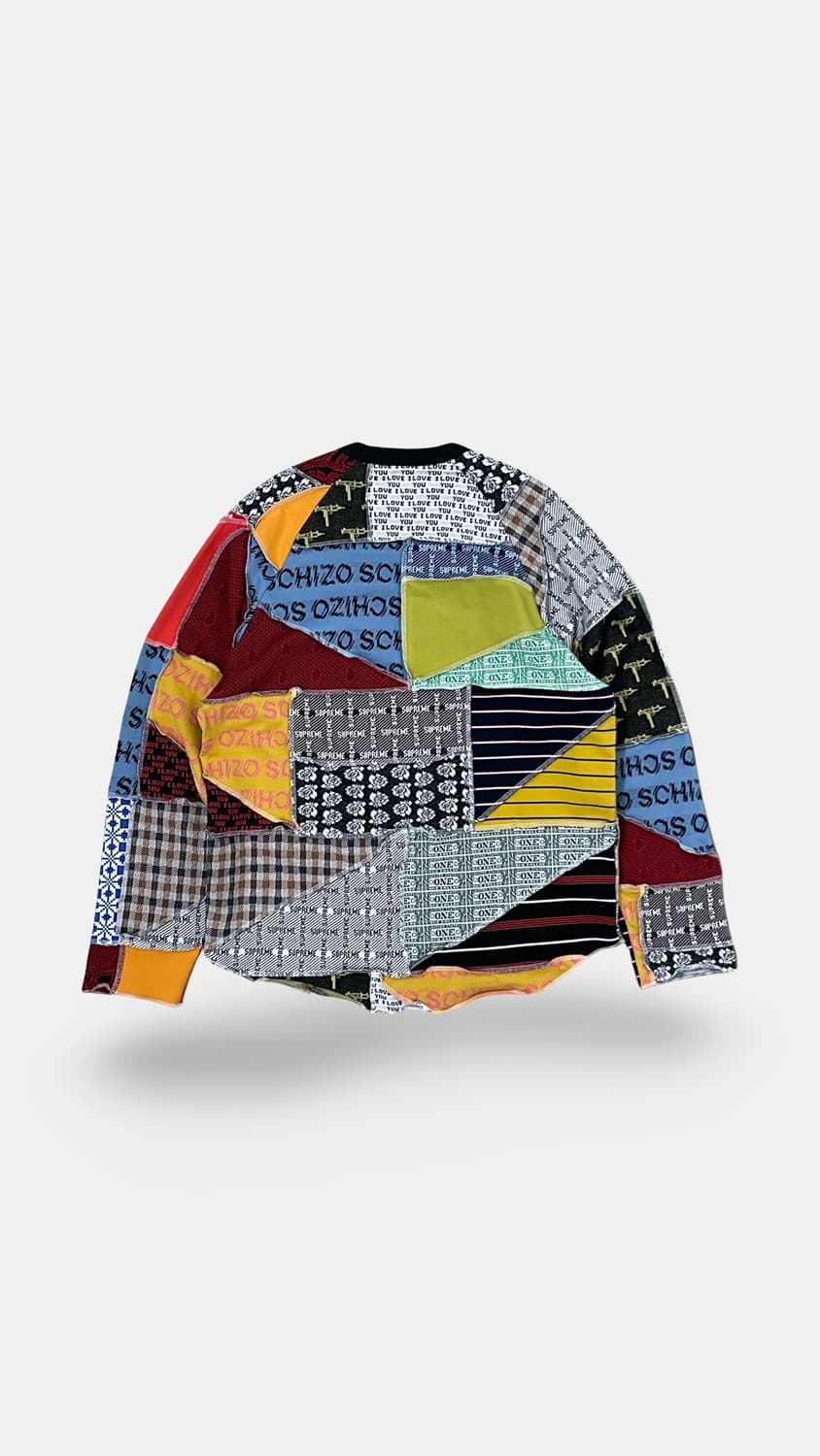 (S) 23SS 슈프림 PATCHWORK 롱슬리브 상품이미지2