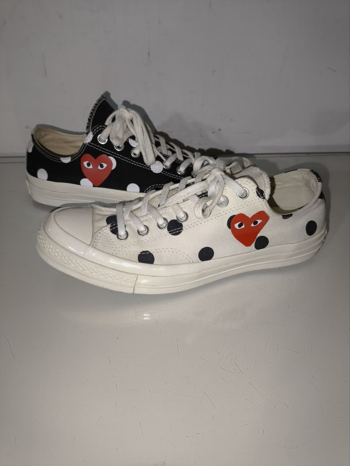 275mm 컨버스 x 꼼데가르송 도트 척테일러 스니커즈 상품이미지1