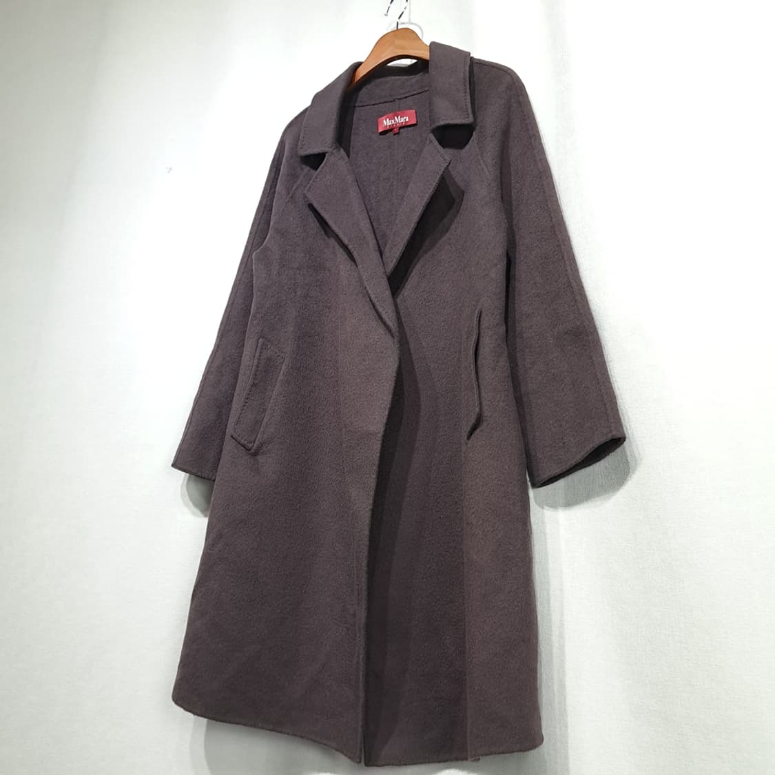 CL226 L 막스마라스튜디오 울캐시미어 브라운 코트 상품이미지10