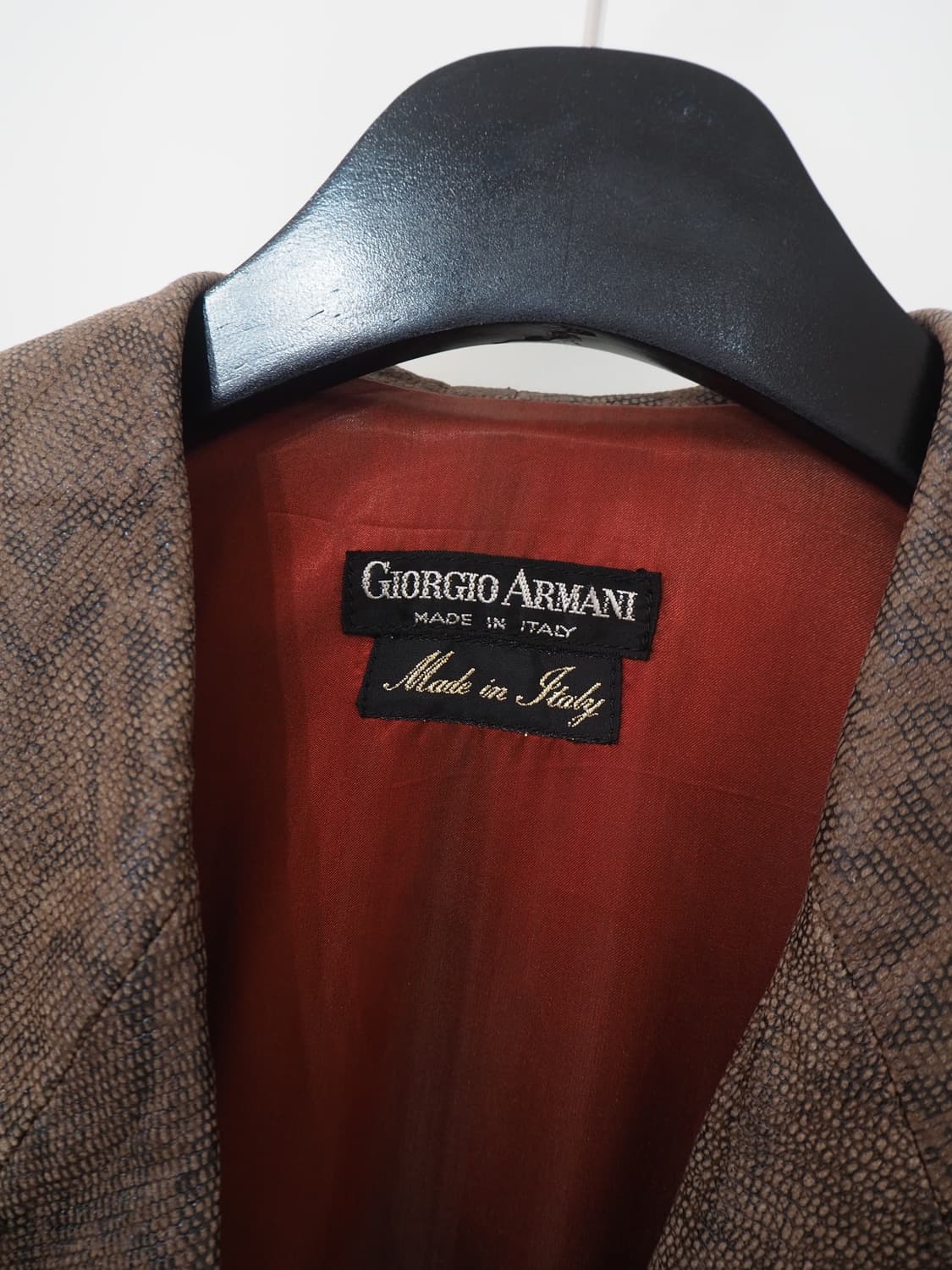 1980's GIORGIO ARMANI leather jacket  상품이미지7