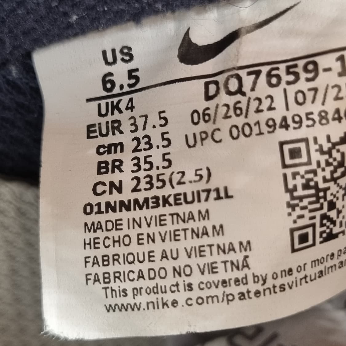 나이키 에어포스1 네이비 여성운동화 235 상품이미지6