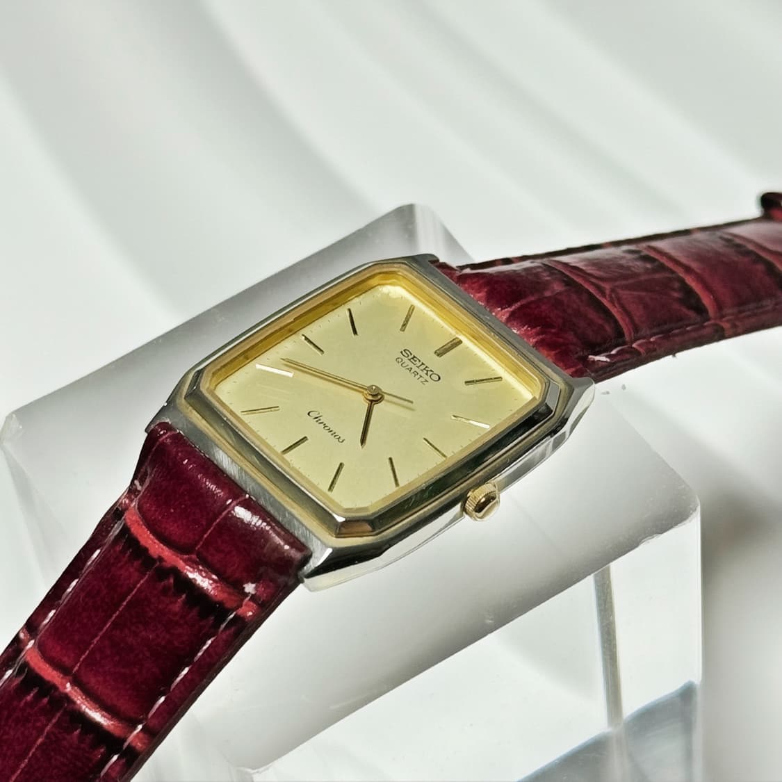 80's90's 세이코 빈티지 크로노스 탱크 워치 상품이미지5