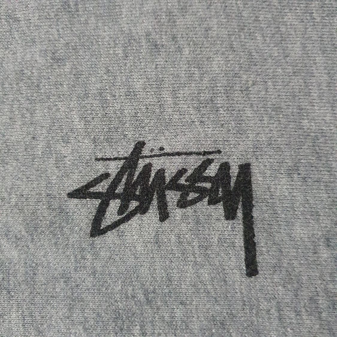 스투시 재팬 기모 빅로고 후드집업 XL 상품이미지5