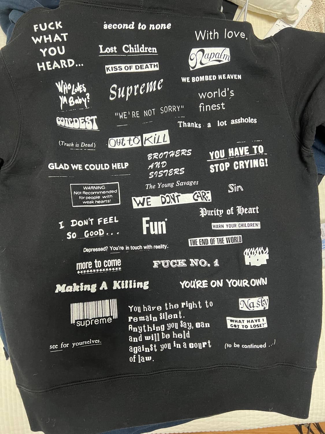 슈프림 후드 상품이미지1