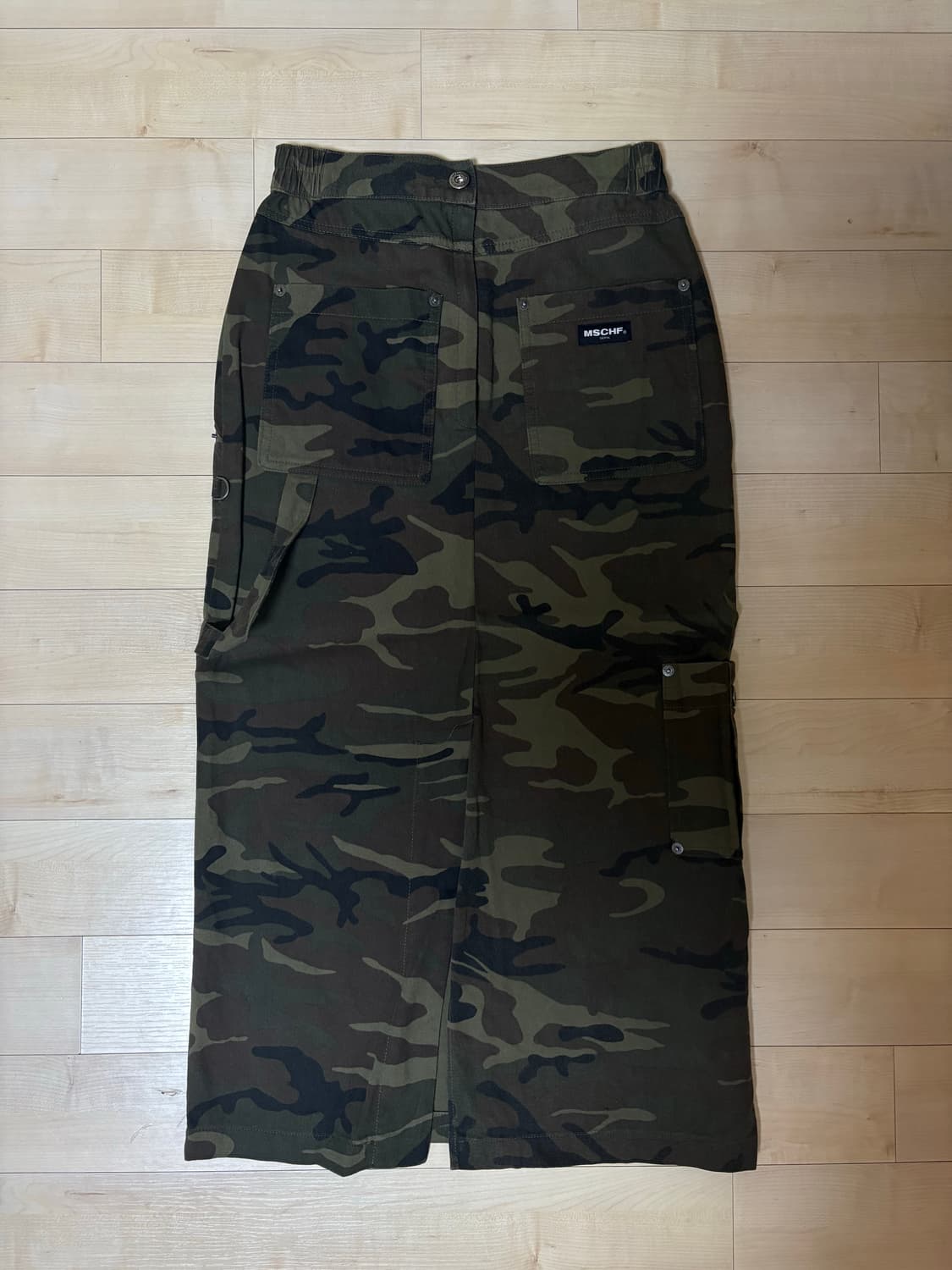 Mschf 카모 롱스커트 상품이미지3
