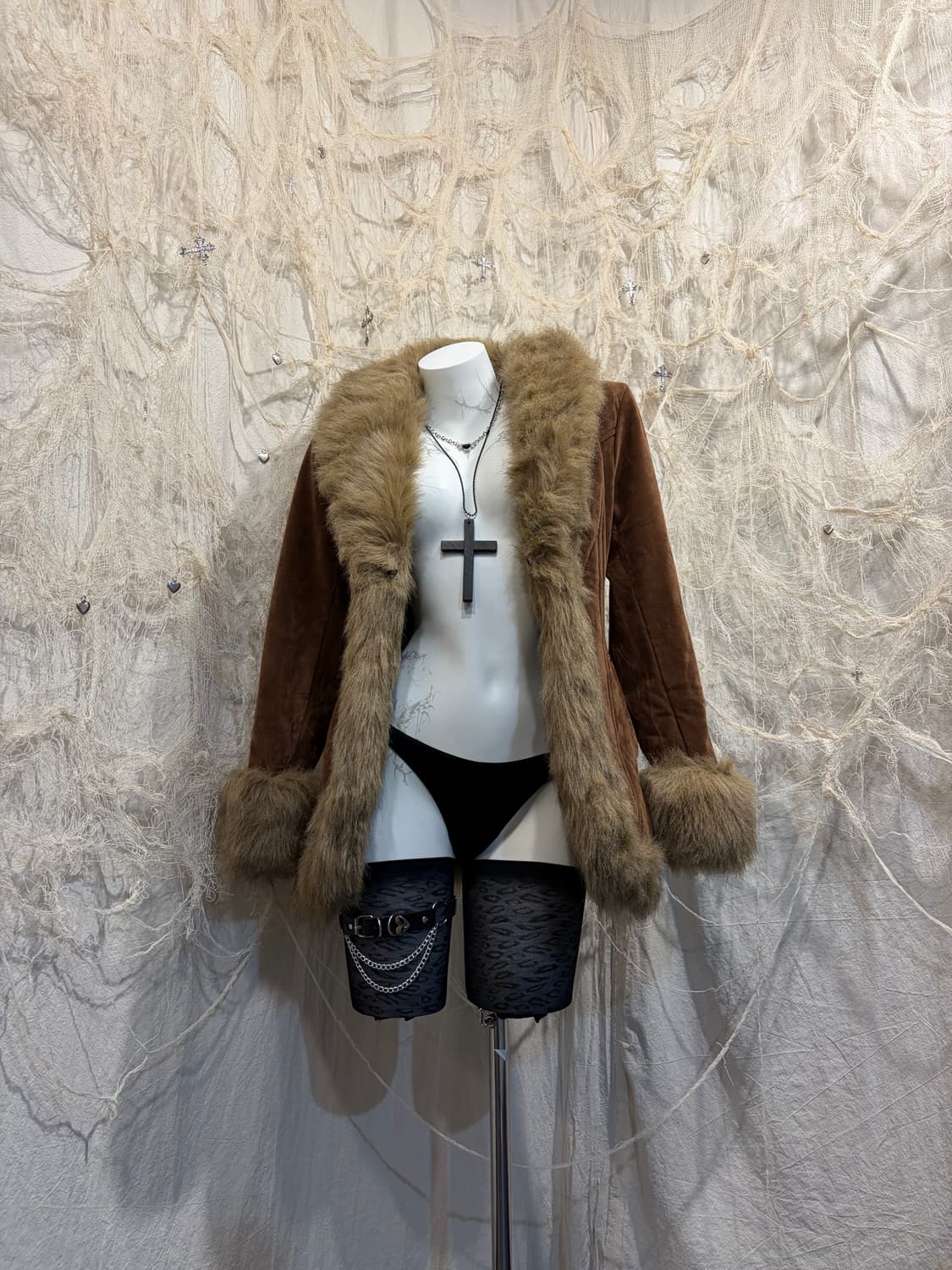 00's Onegyaru fur jacket 상품이미지4