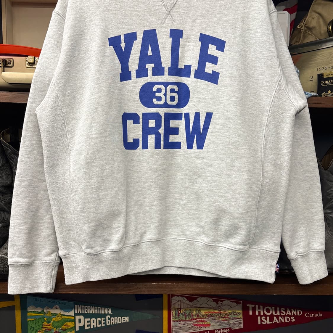 예일 크루 헤리티지 레터링 헤비웨이트 스웻셔츠 N1215 상품이미지4