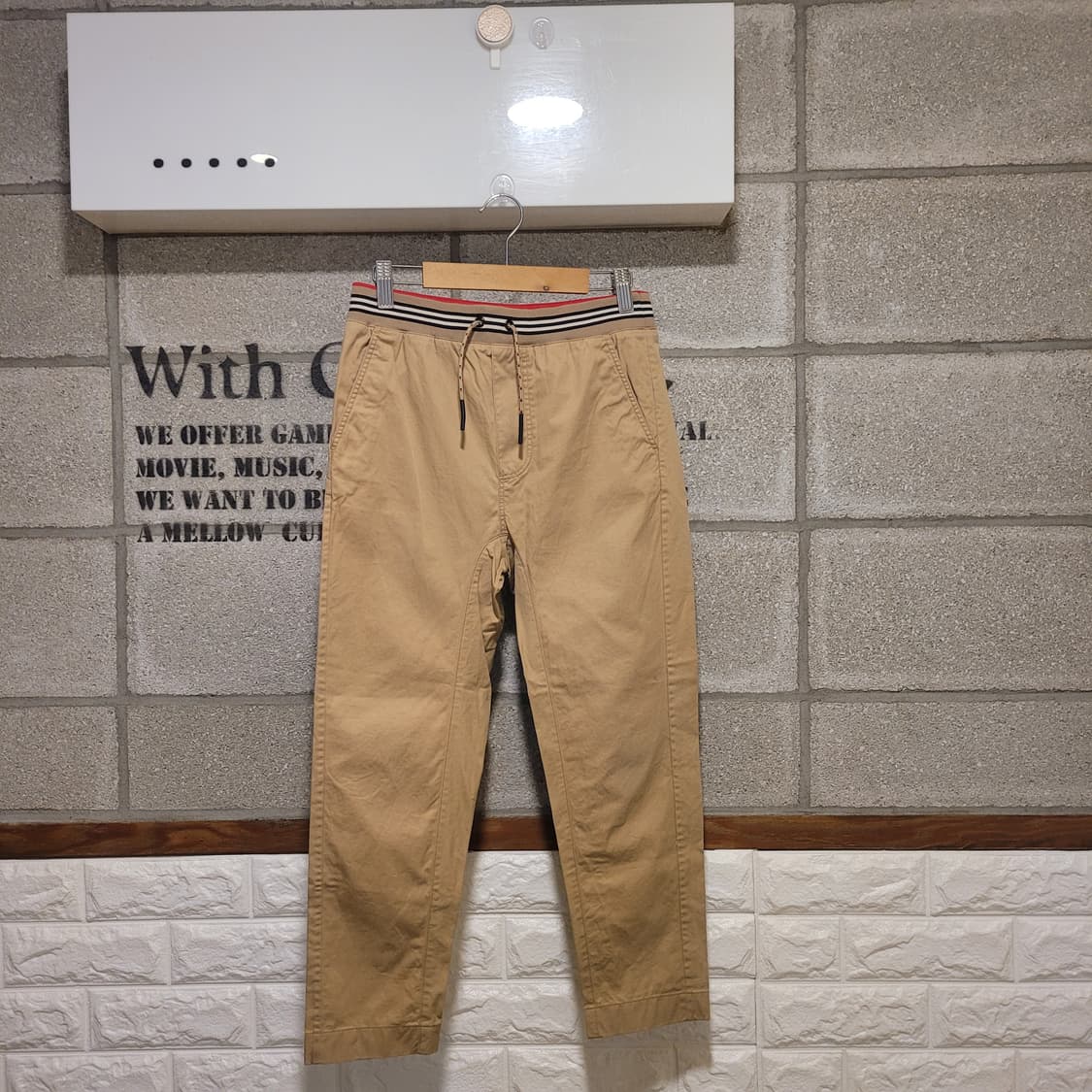 버버리 키즈 딜란 코튼 팬츠 10Y 상품이미지1