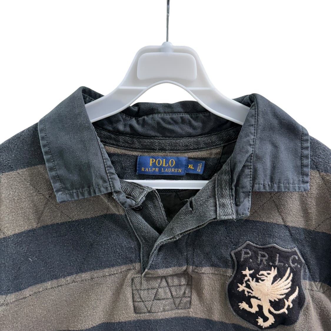 [XL] 폴로 스트라이프 브라운 카라반팔티 상품이미지5