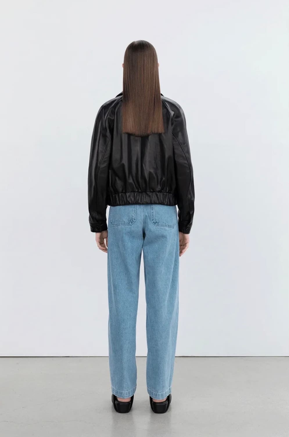 인사일런스 우먼 레더 자켓  상품이미지5