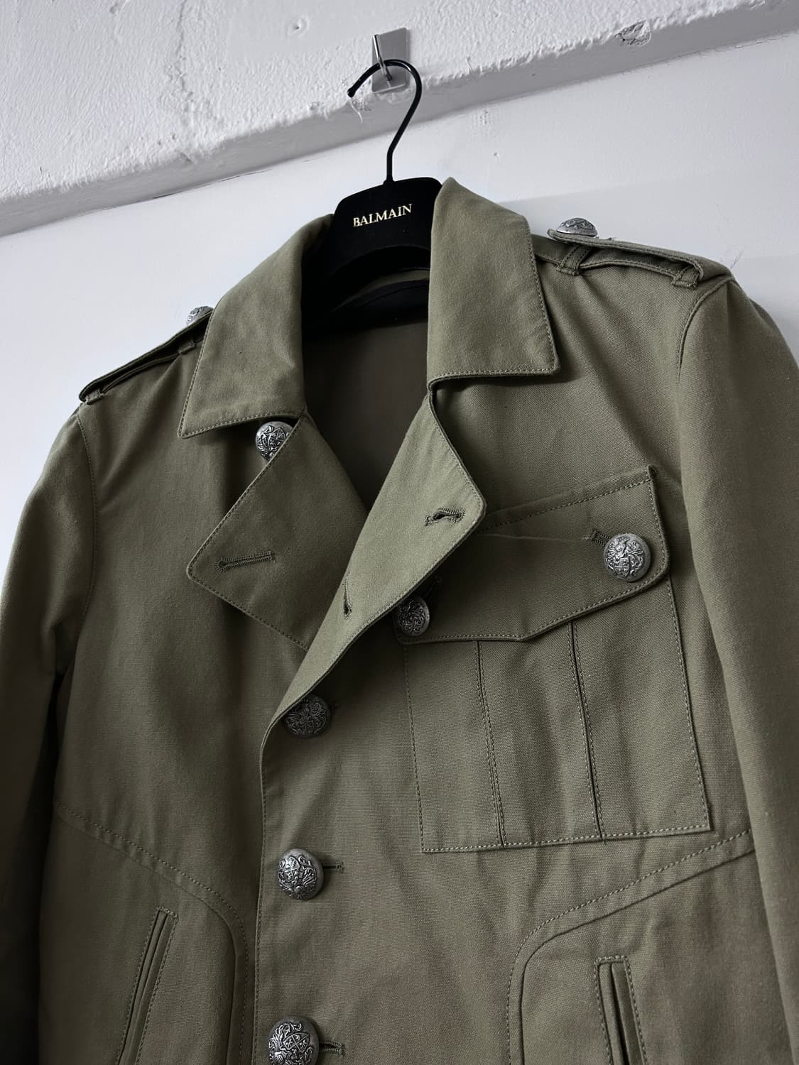 발망 13ss 스틸 버튼 나폴레옹 밀리터리 자켓 상품이미지4