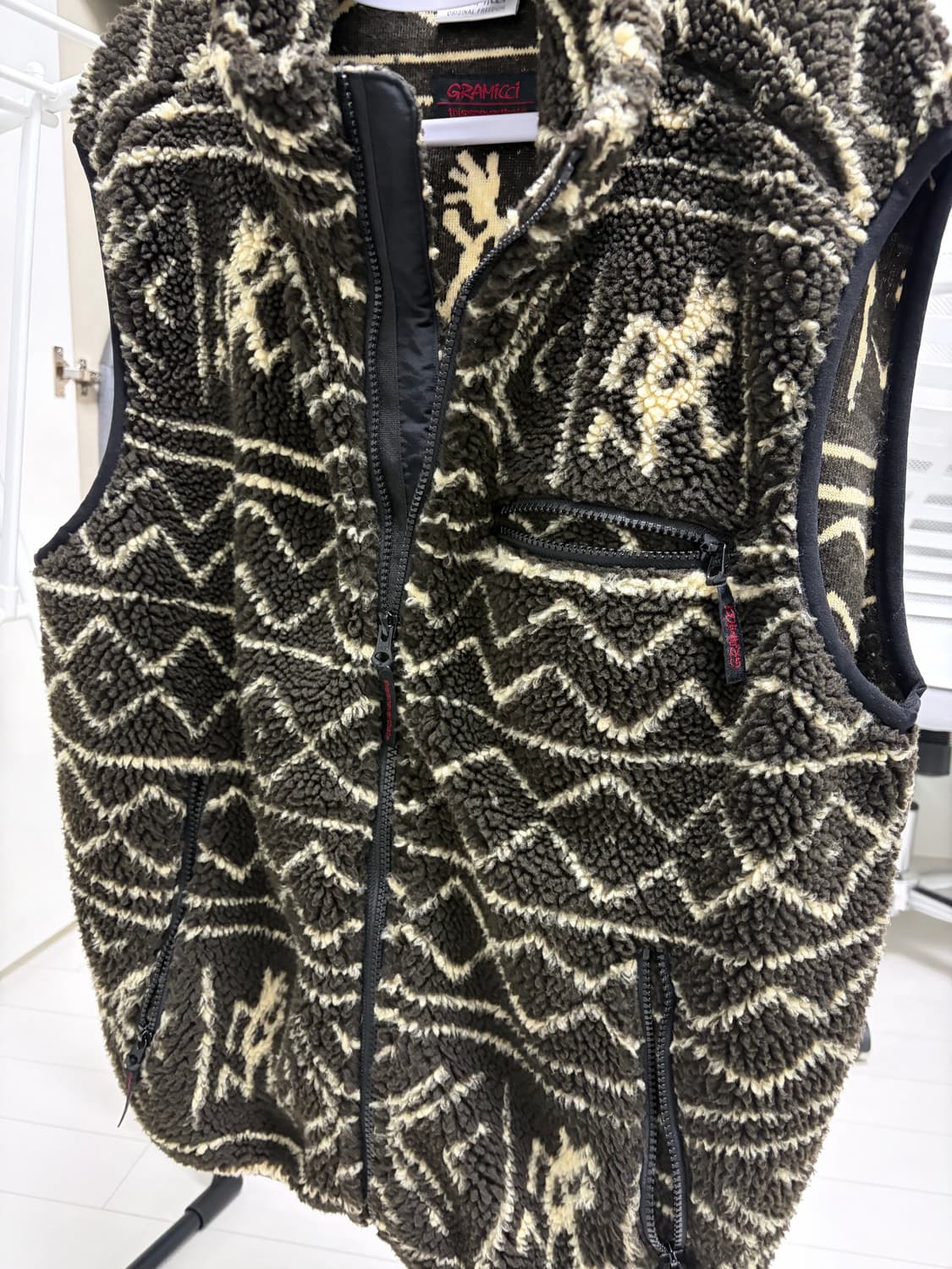 (상태 s급)그라미치x디스이즈네버댓 플리스 베스트 Msize 상품이미지4