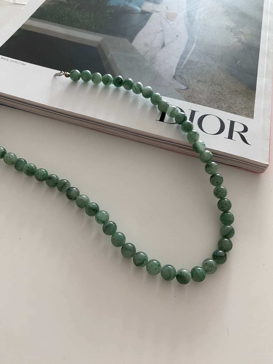 그린 옥 비즈 목걸이 상품이미지7