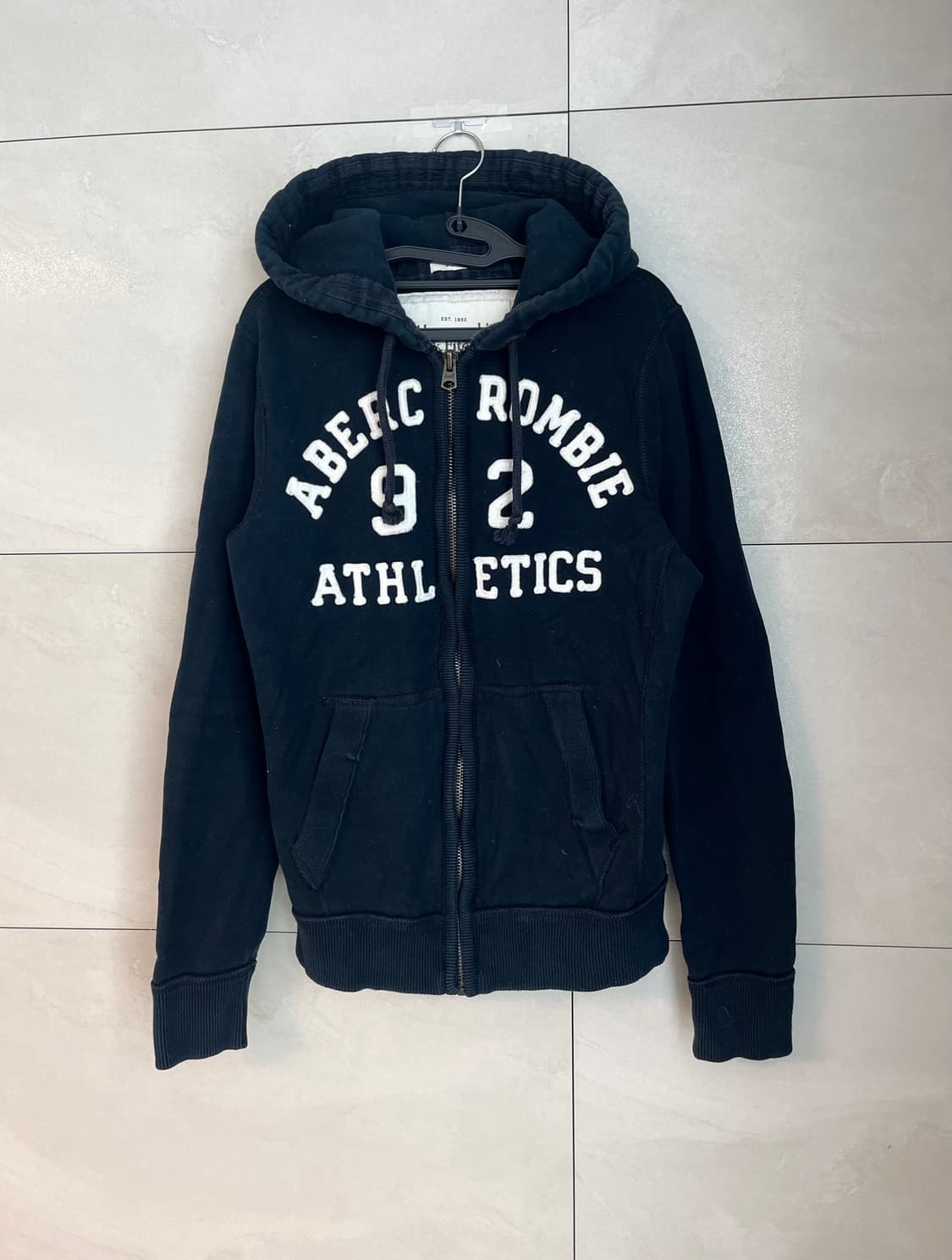 아베크롬비 스펠로고 후드집업 네이비 (L) 상품이미지3
