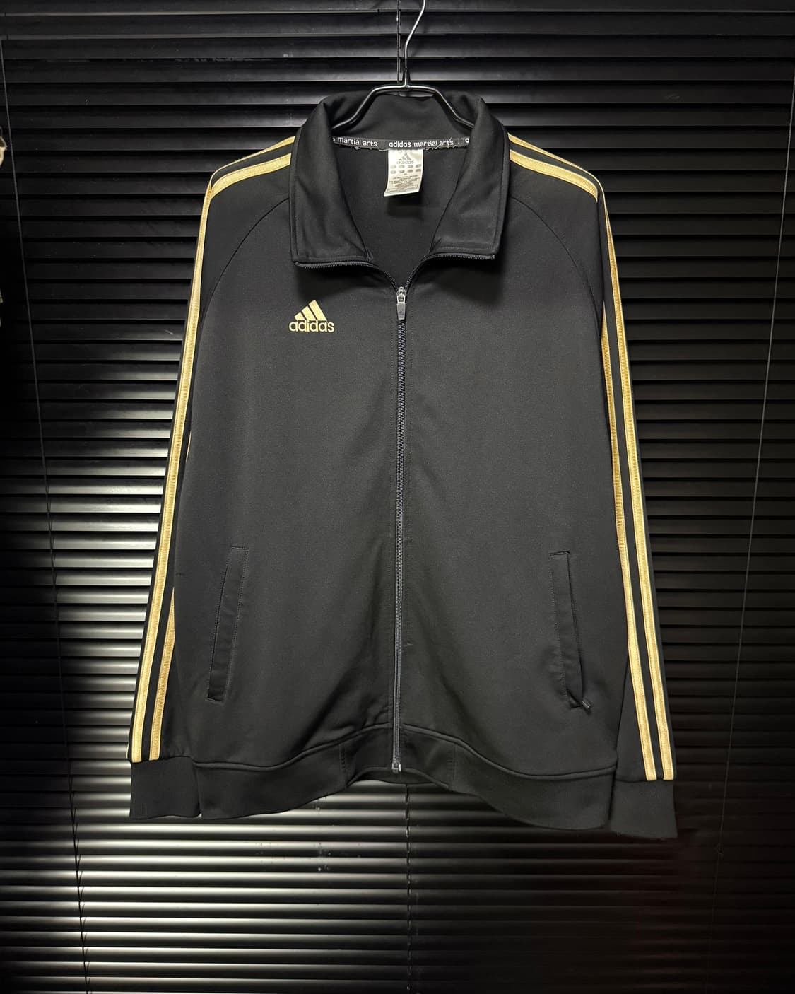 아디다스 검골 블랙 골드 올드스쿨 져지 저지 트랙탑 집업 XL 105 상품이미지2