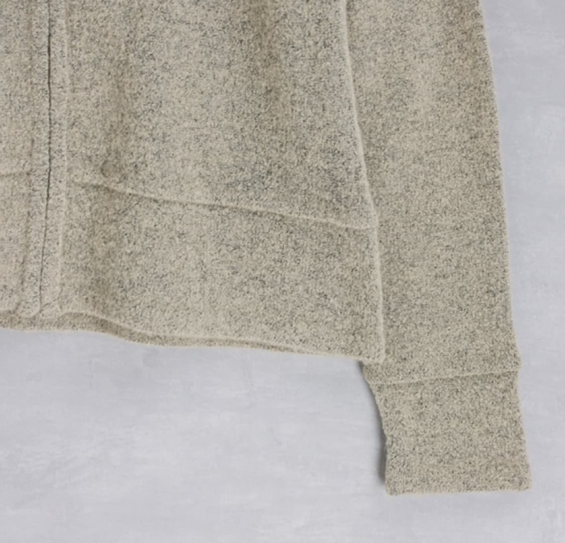 울 니트 후드집업 상품이미지5