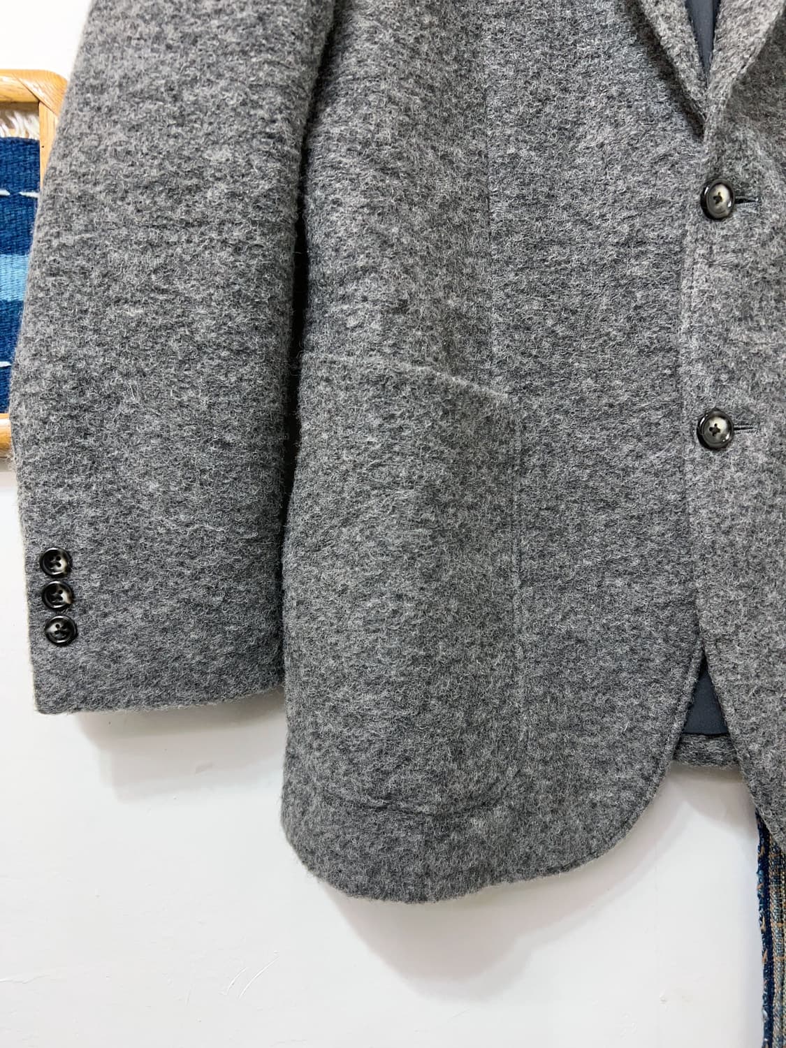 NIMES Wool Blend Tailored Jacket Fabric  상품이미지3