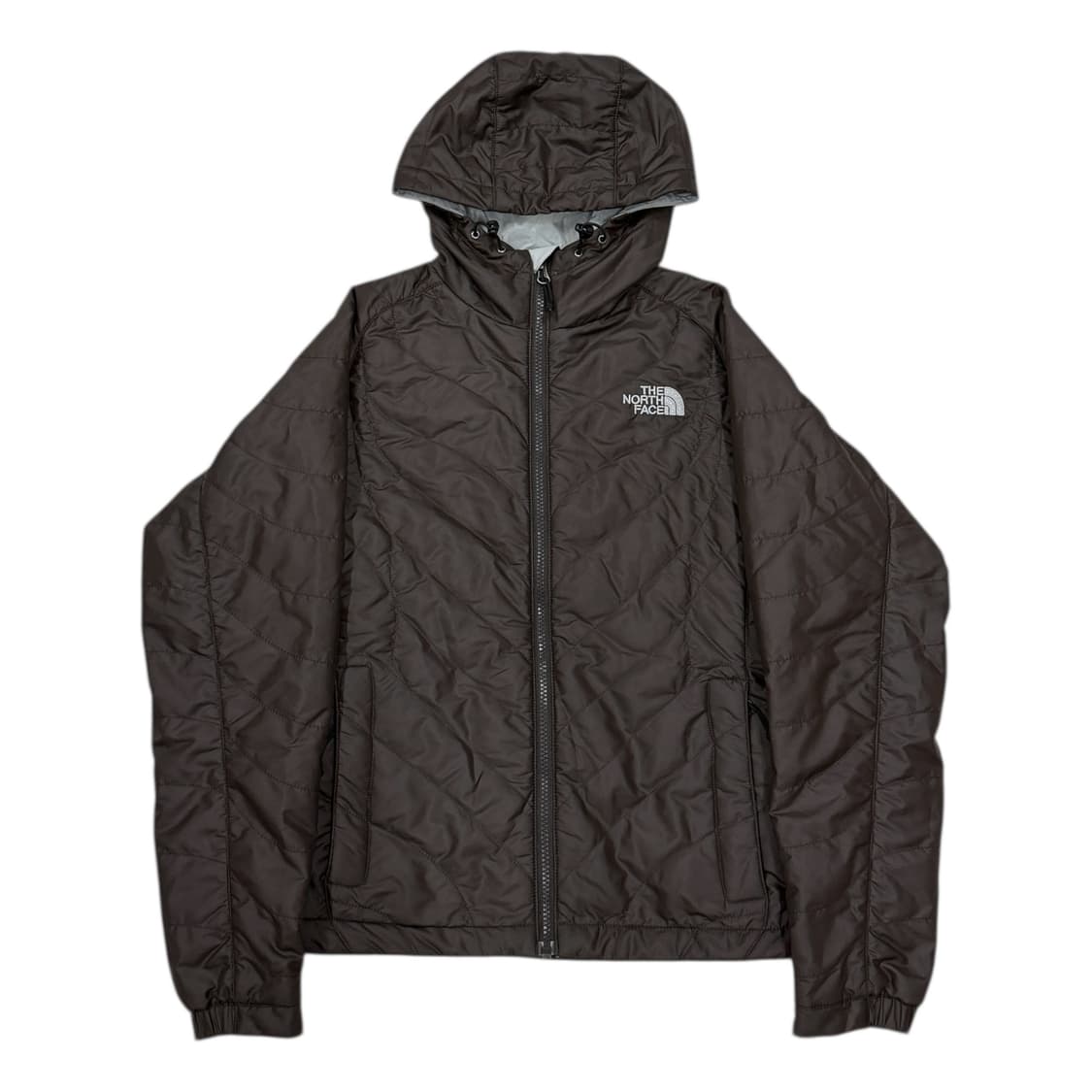 노스페이스 해외판 우먼 경량 후드 패딩 초콜릿 브라운 S 상품이미지1