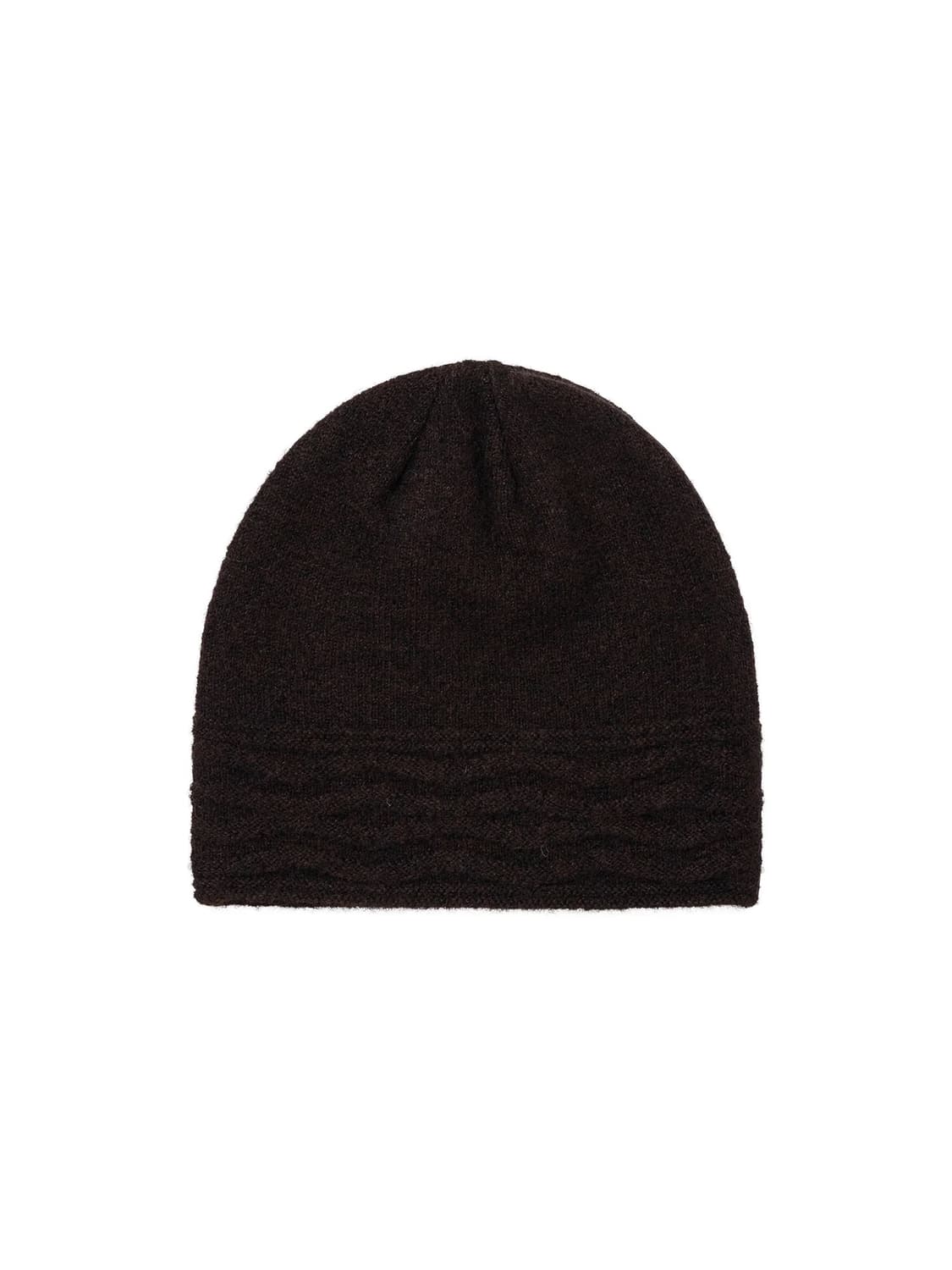 Wellbeing express 오버사이즈 립 비니 브라운 상품이미지3