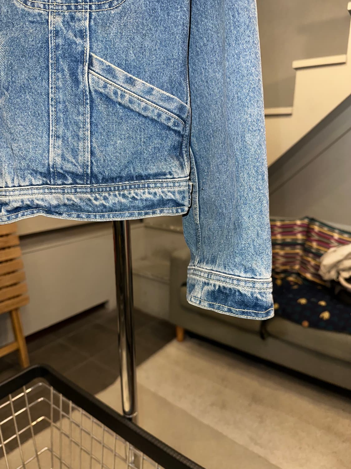 Agnes B jeans sport denim trucker jacket 상품이미지8