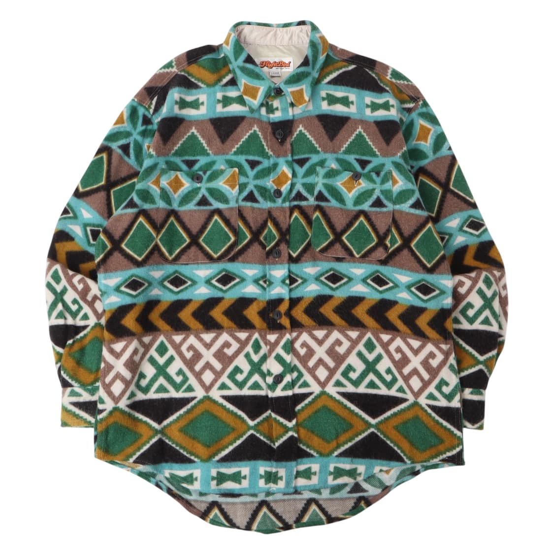 90s 아즈텍 자메이카 플리스 셔츠 상품이미지1