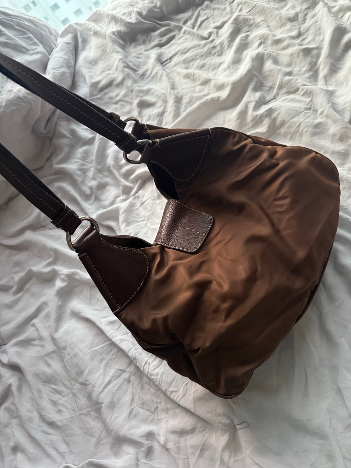 Prada Nylon bag 프라다 포코노 반달 호보백.숄더백.토트백 상품이미지2