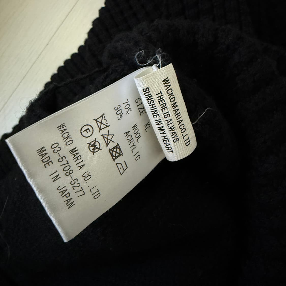 와코마리아 와플 니트 가디건 상품이미지3