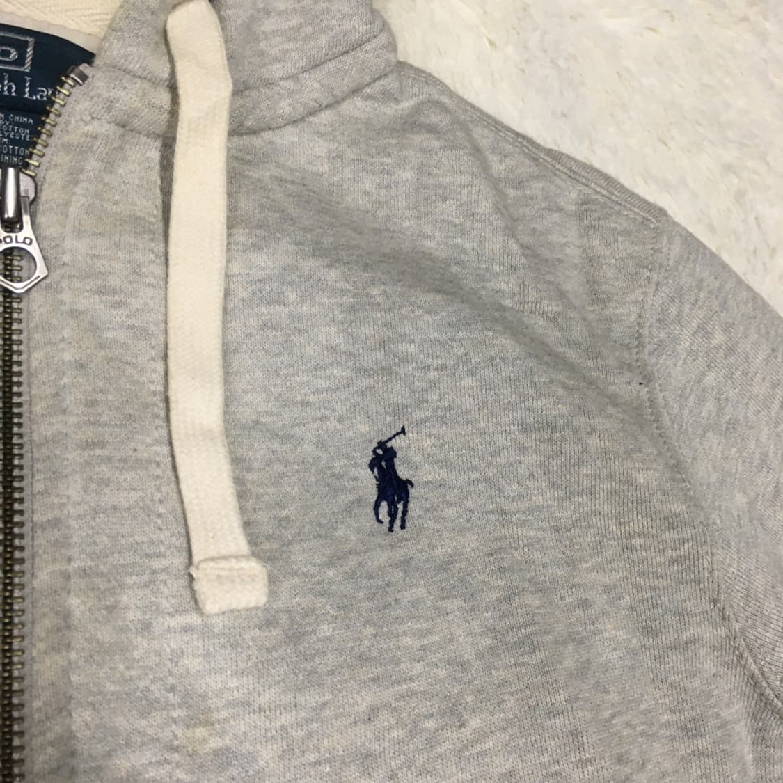 폴로 90'S 스몰포니 기모 후드집업 CC06 상품이미지2