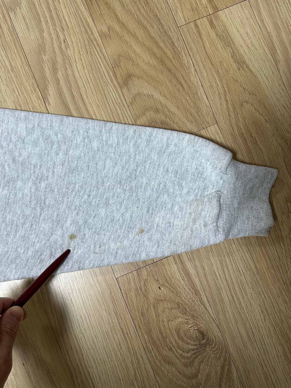 90s 빈티지 러셀 후드집업 밝은그레이 M 상품이미지10