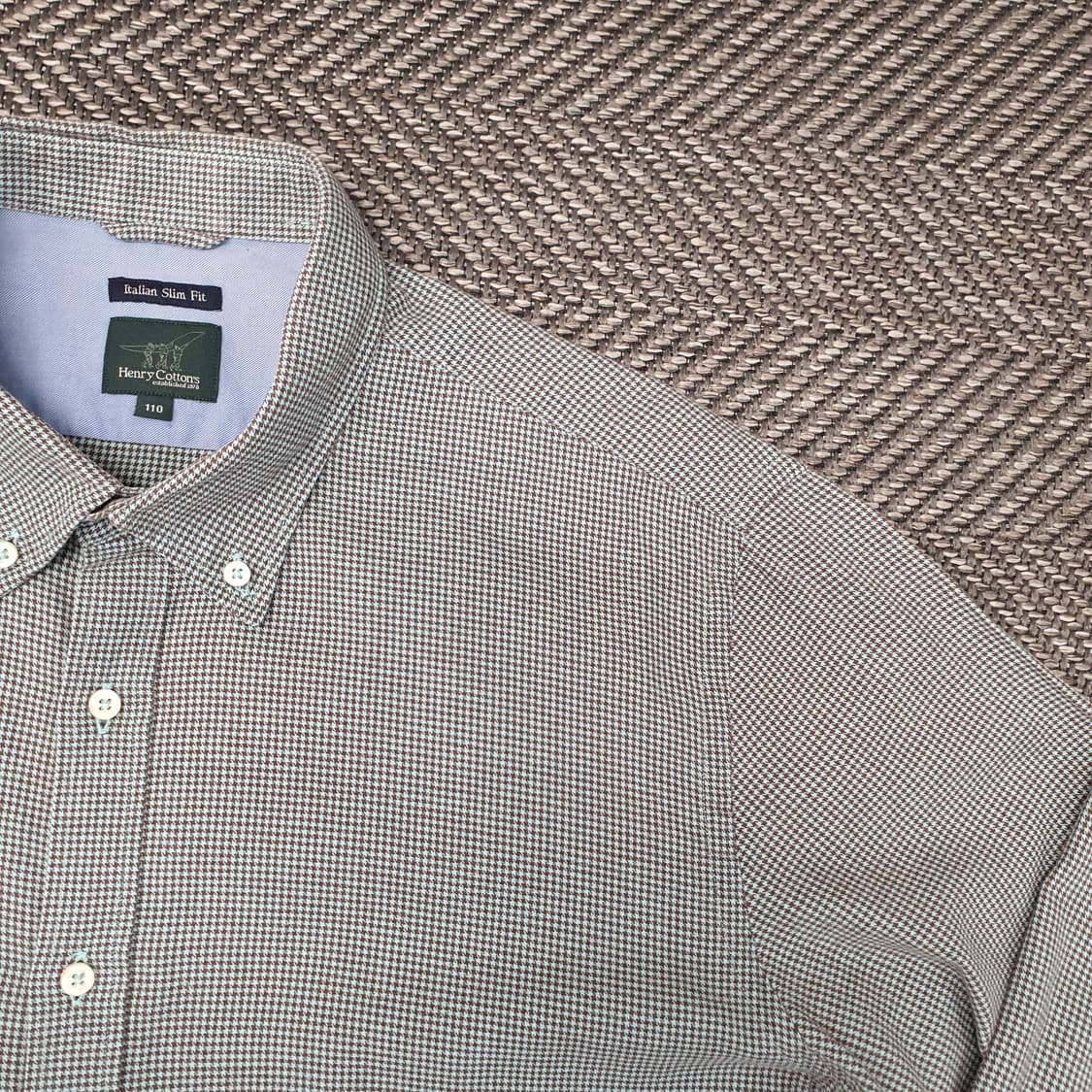 헨리코튼 긴소매 셔츠 남자105 상품이미지3