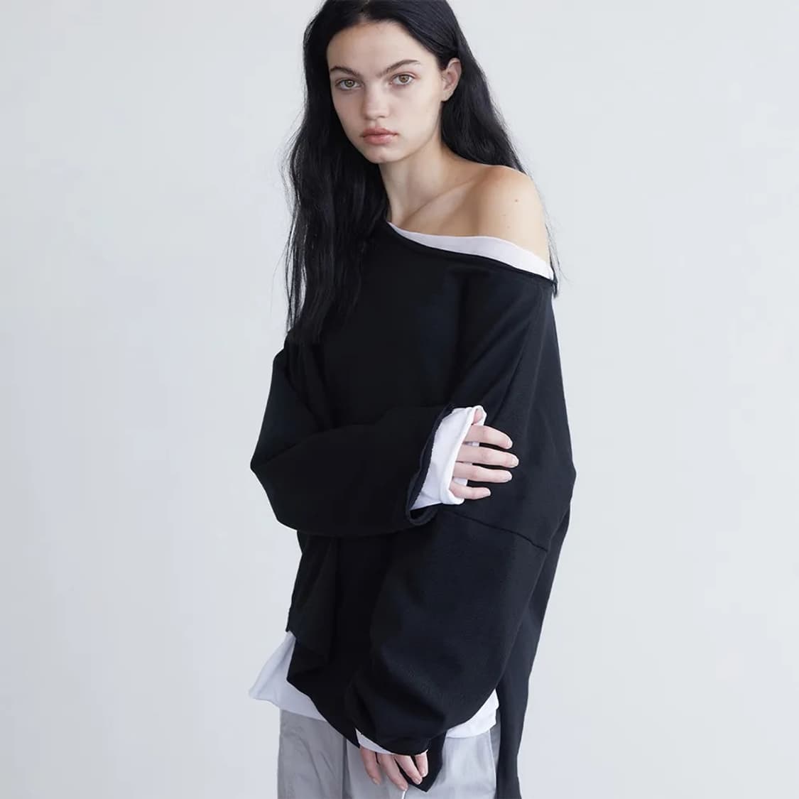 홀페이퍼 Unbalanced Layered Top 상품이미지2