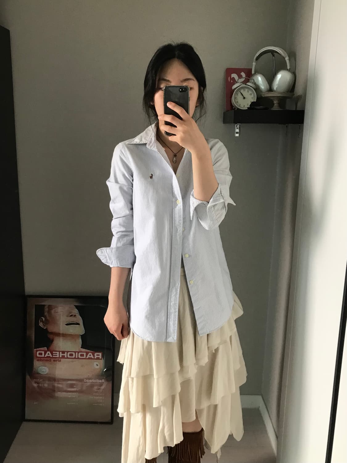 폴로 랄프로렌 포니로고 스트라이프 셔츠 상품이미지2