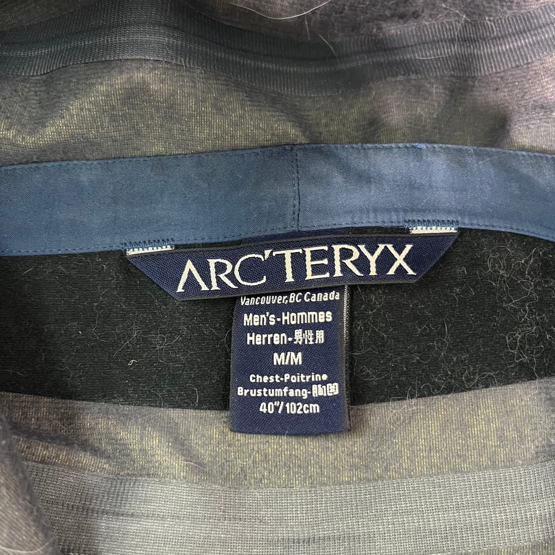 105 아크테릭스 고어텍스 블루 바람막이 자켓 상품이미지2