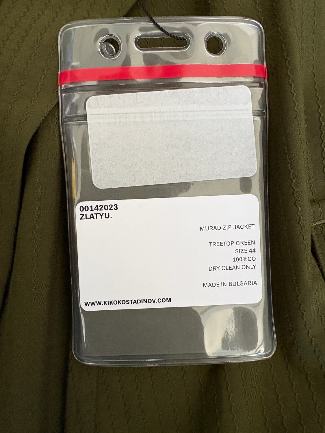키코 코스타디노브 무라드 집업 자켓 그린 44(M) 상품이미지3