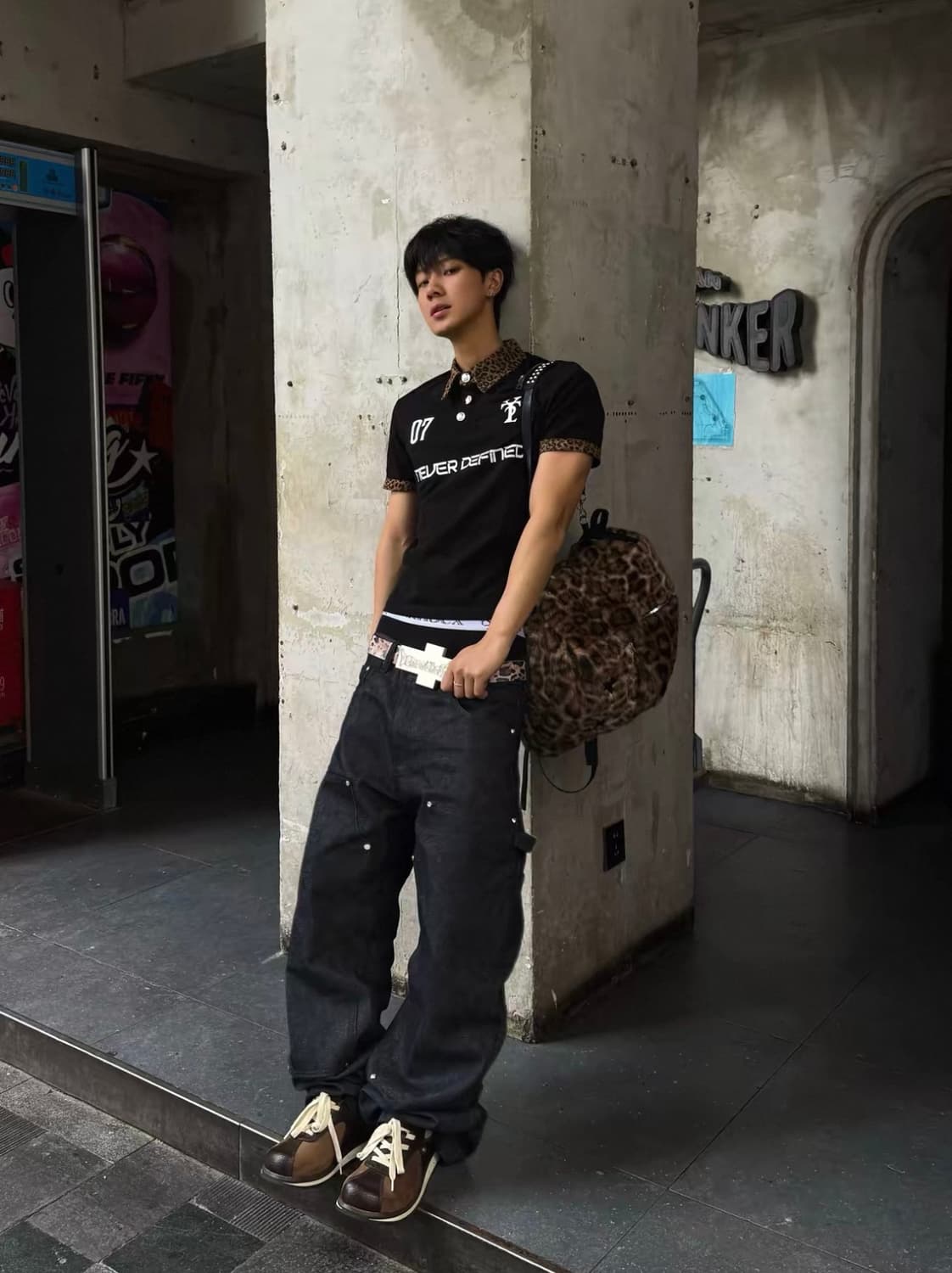 Never Defined 07 Leopard Collar Polo 상품이미지4