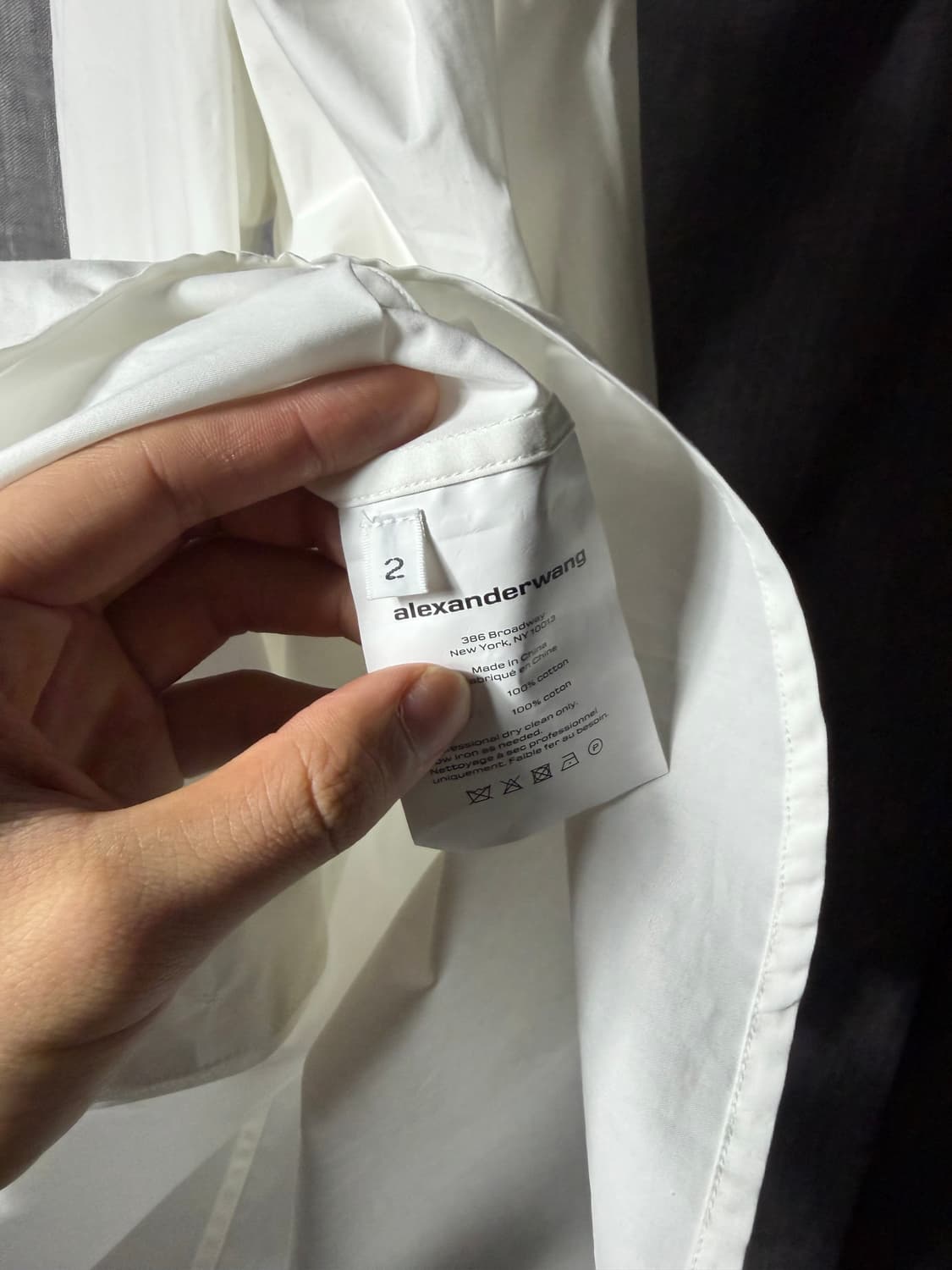 알렉산더왕 셔츠 오프숄더 원피스 상품이미지6