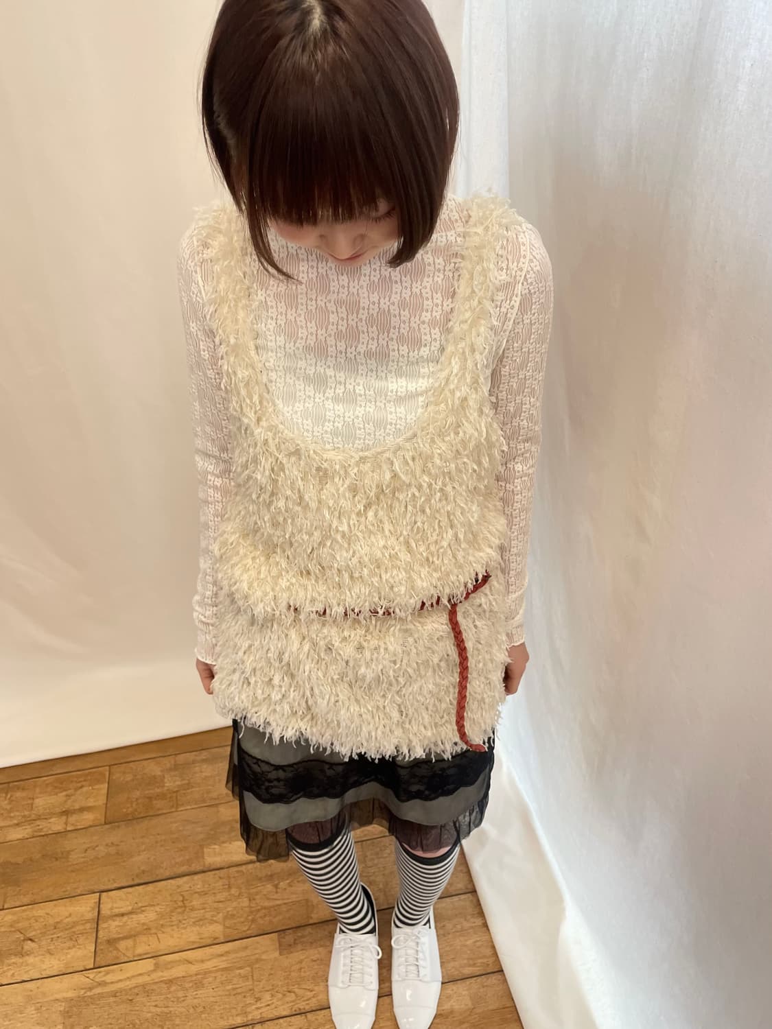 fringe vest 상품이미지4