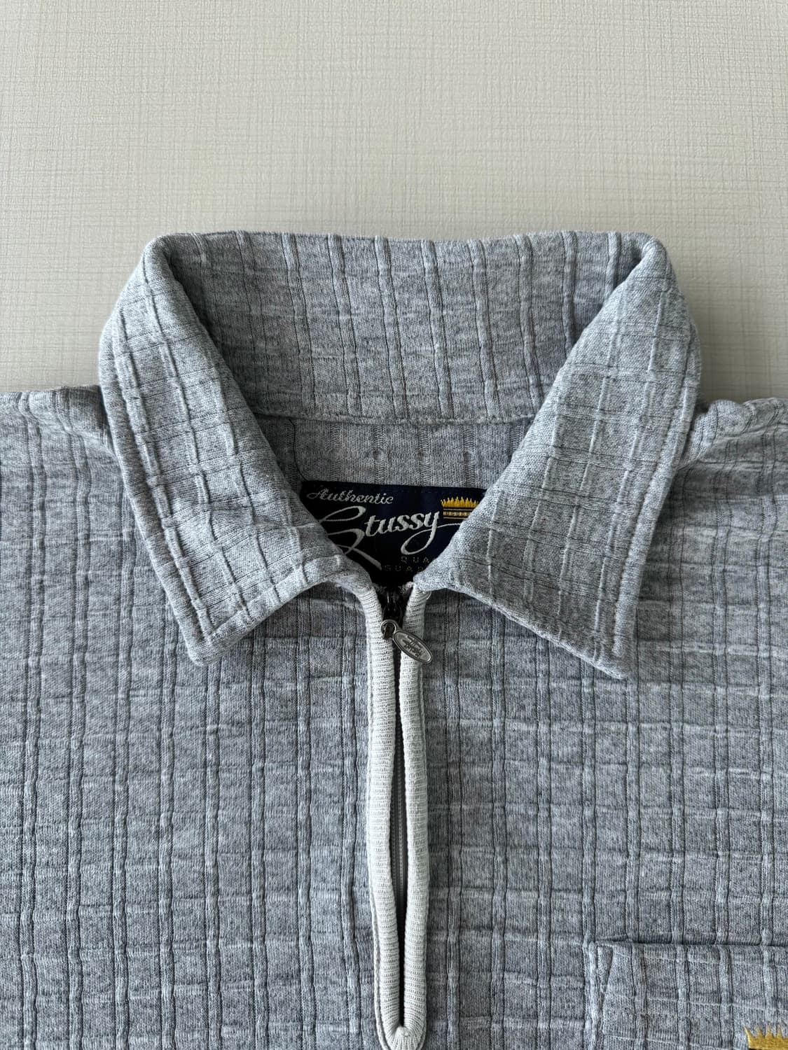90s 스투시 Quarter Zip 폴로셔츠 상품이미지4