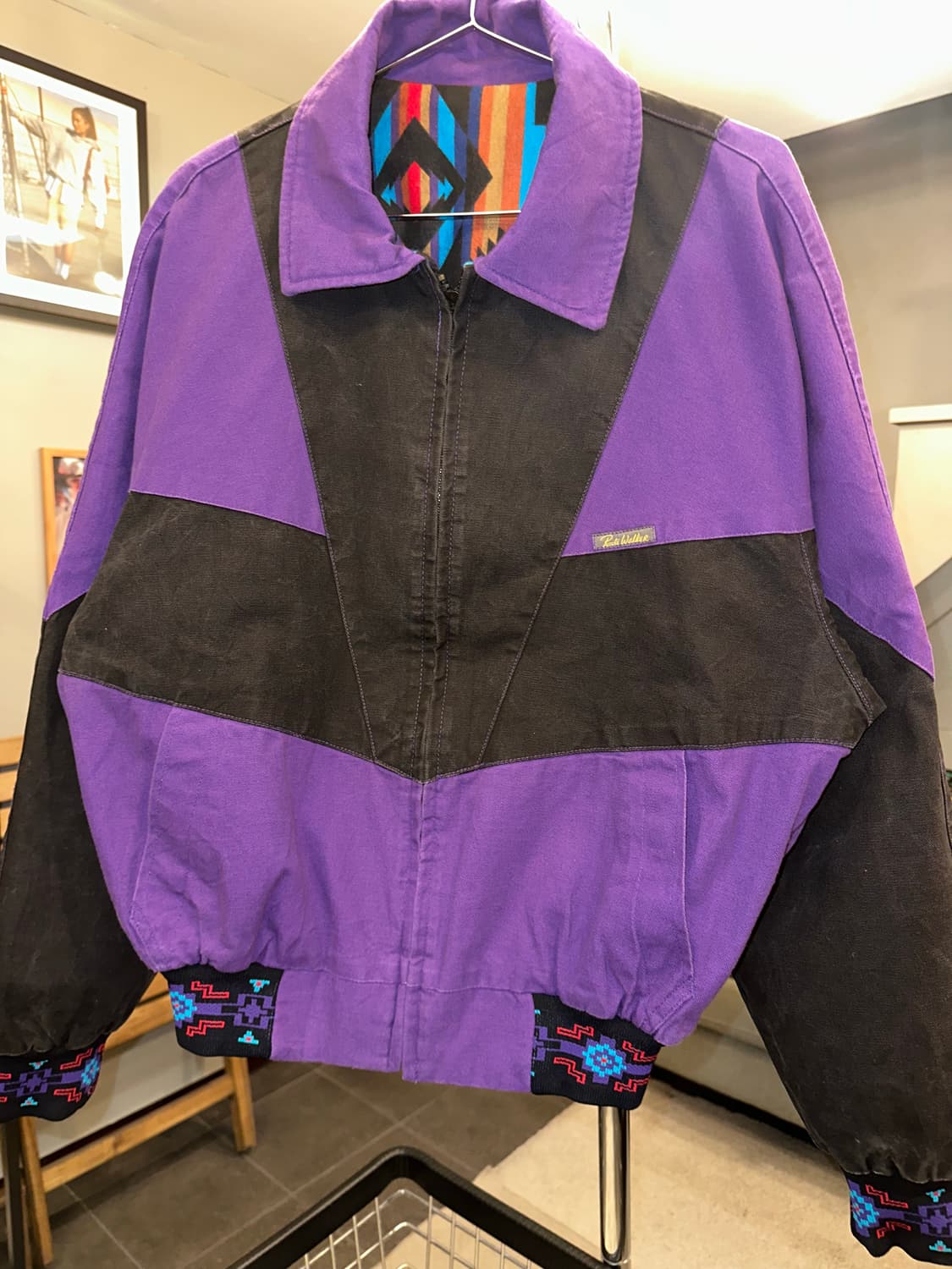 90’s American Aztec reversible jacket  상품이미지9