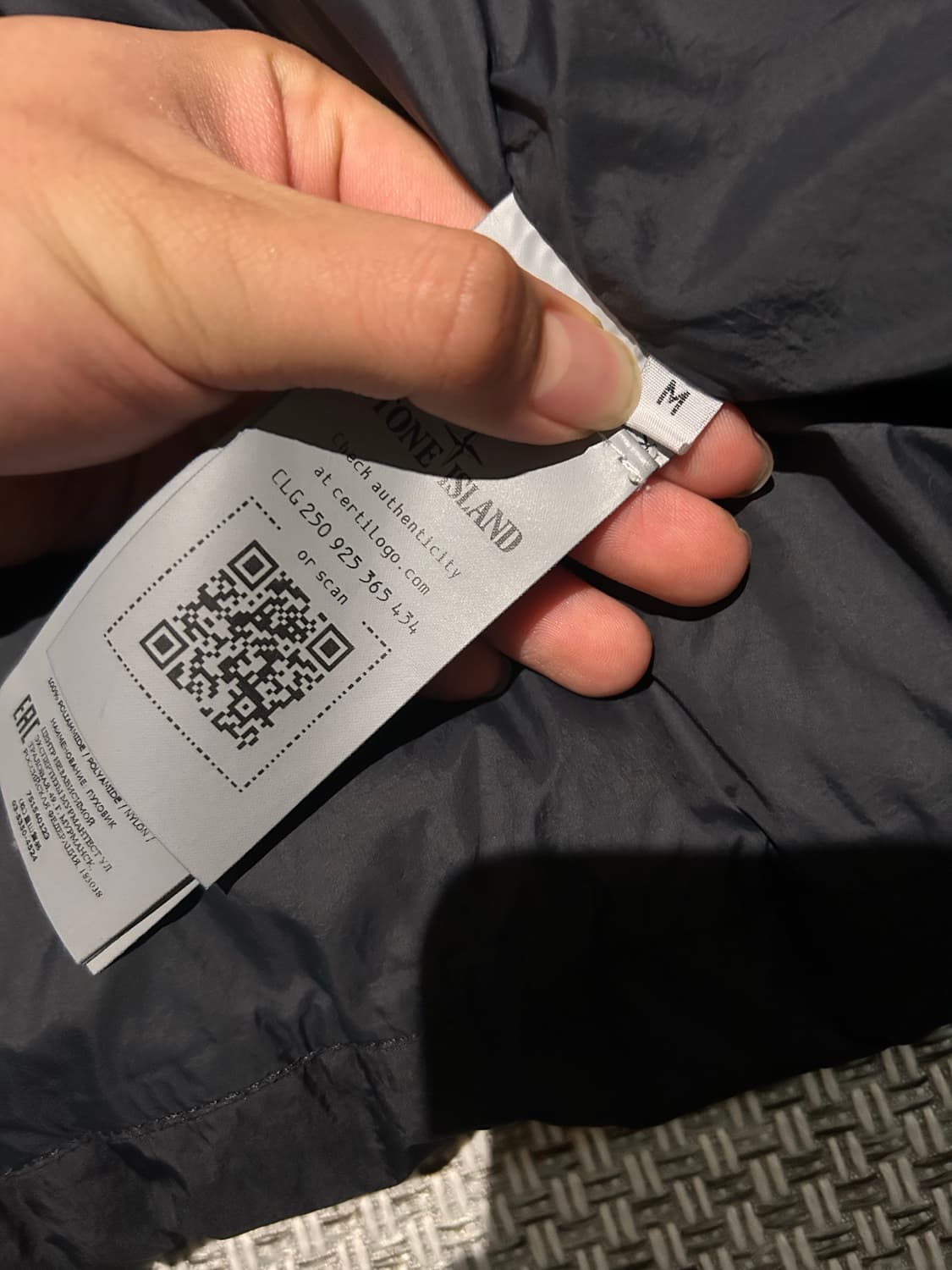 [정품] 스톤아일랜드 크링클랩스 패딩 m 상품이미지5