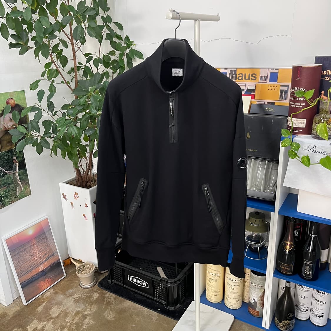 Cp컴퍼니 렌즈와펜 풀오버 하프집업 L 상품이미지1