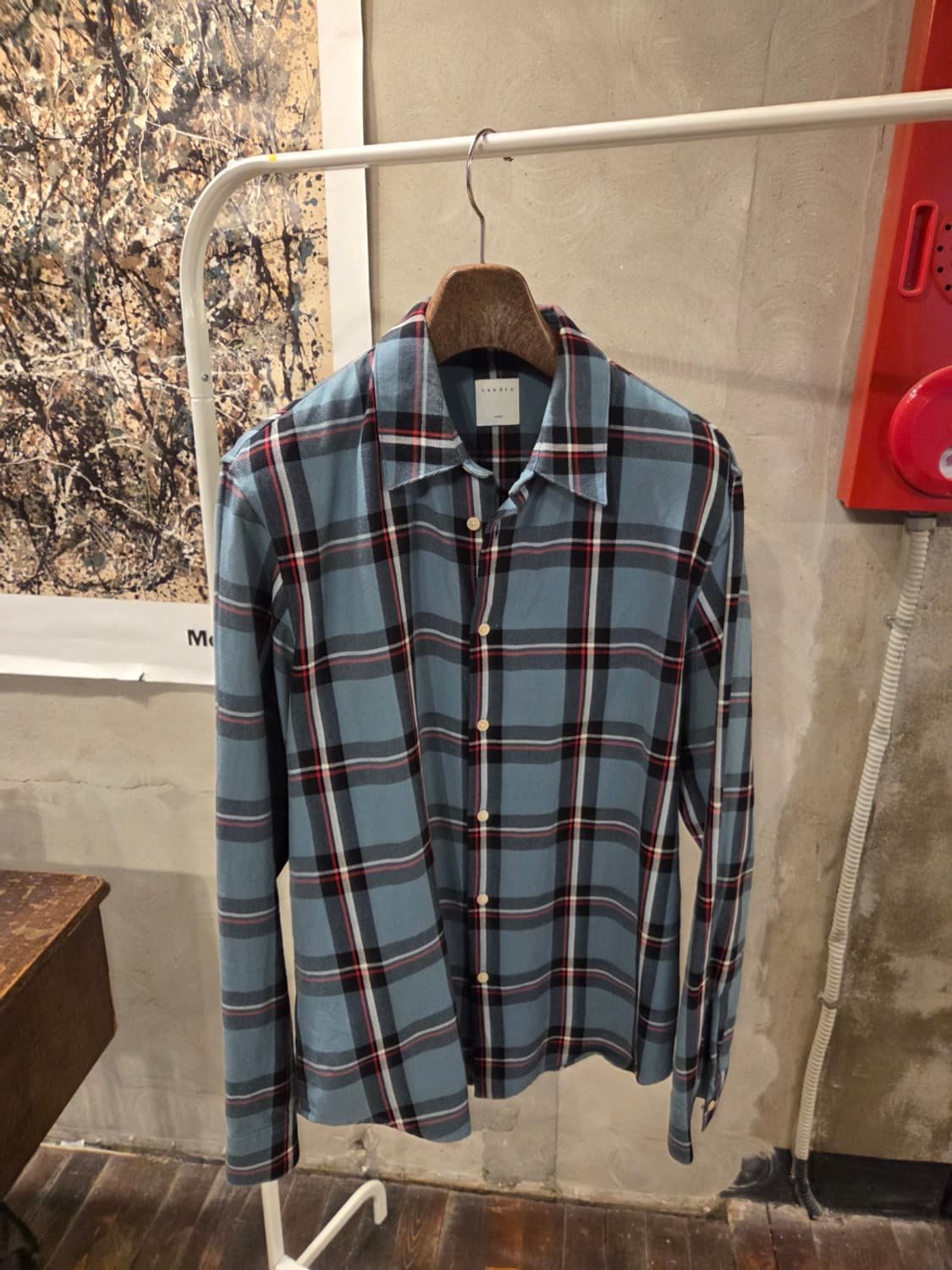 산드로 플란넬셔츠 상품이미지4