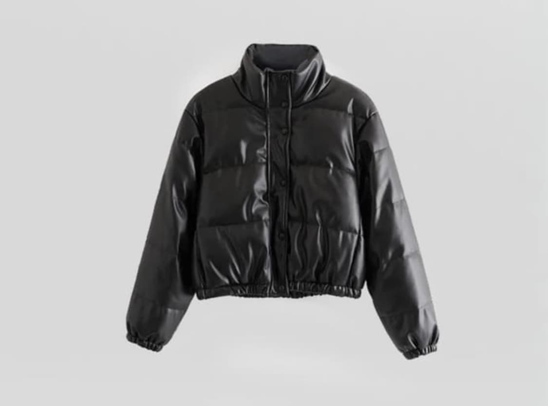 자라 레더 가죽 패딩 상품이미지2