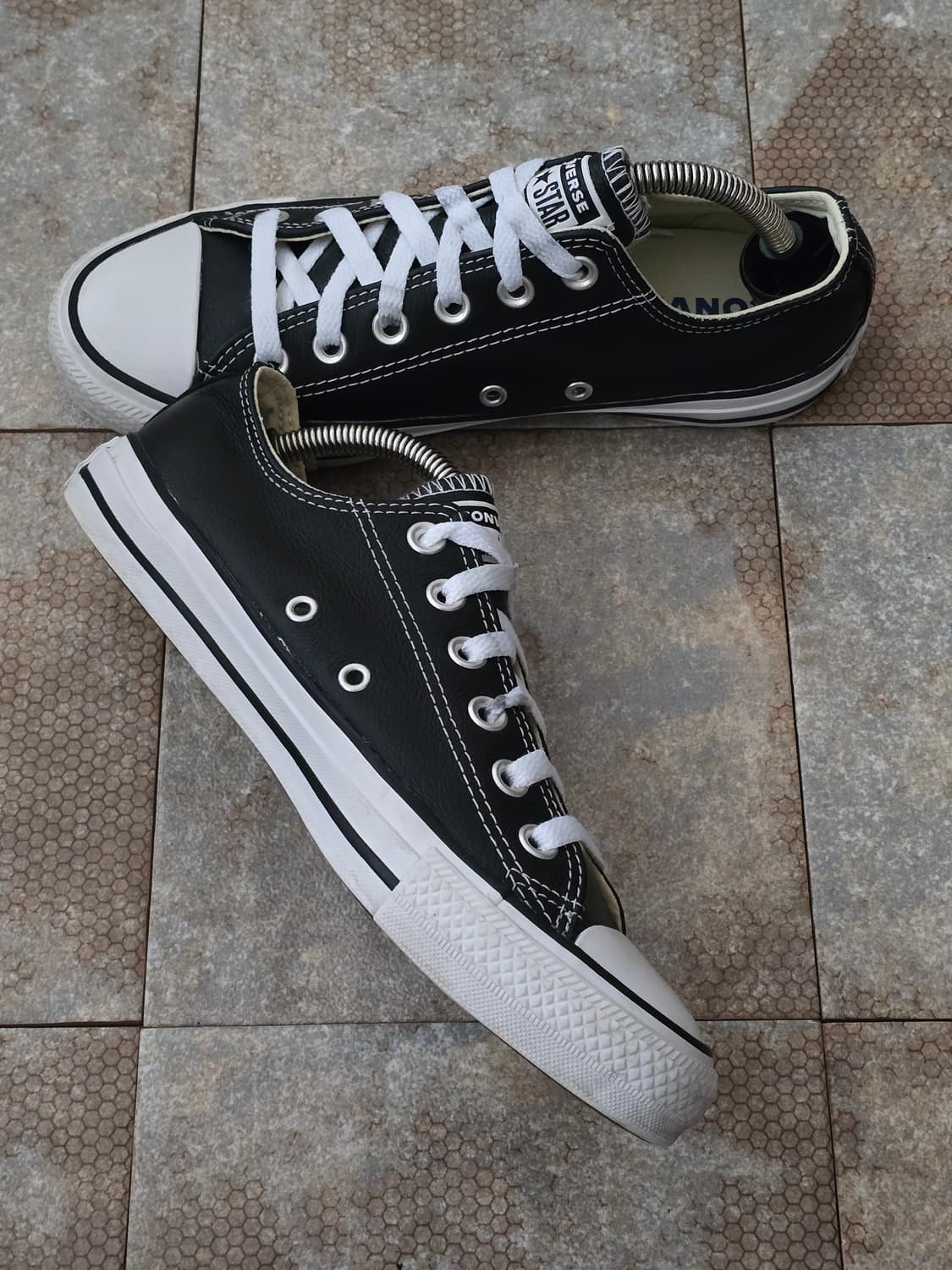 (245)컨버스 척테일러 올스타 로우 레더 상품이미지5