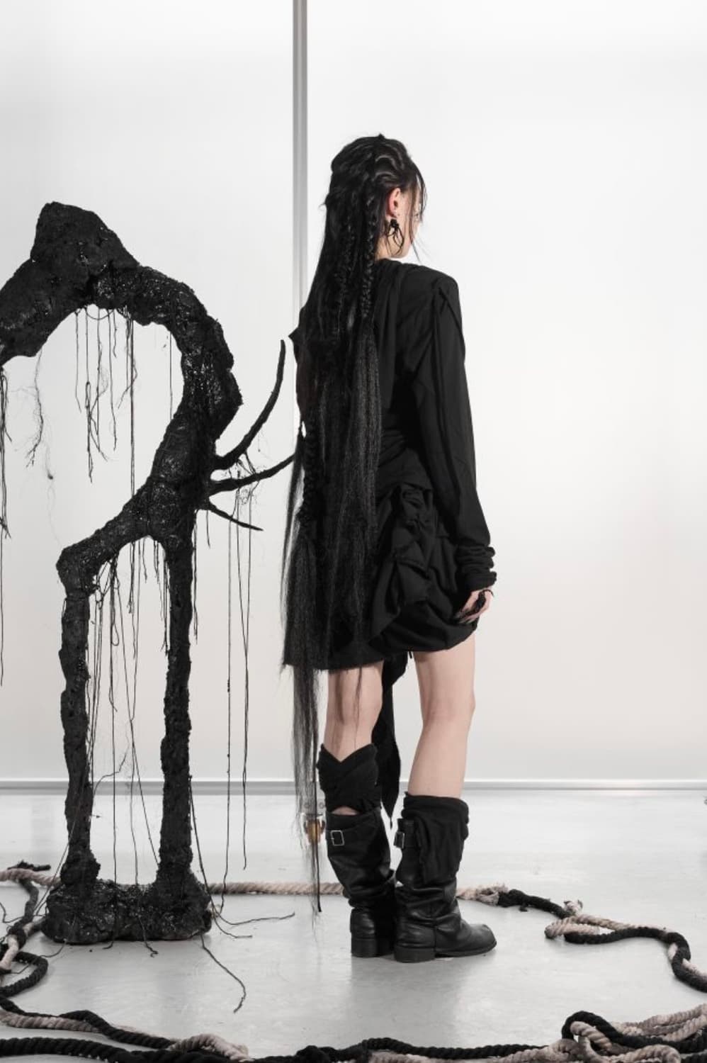 하르테올뎀 로우컷 벌룬 스커트 Rawcut Ballon Skirt 상품이미지2