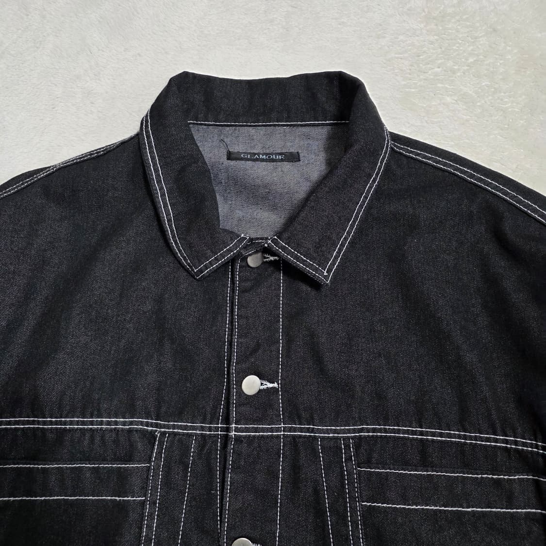 (F)GLAMOUR 오버핏 데님 자켓 상품이미지2