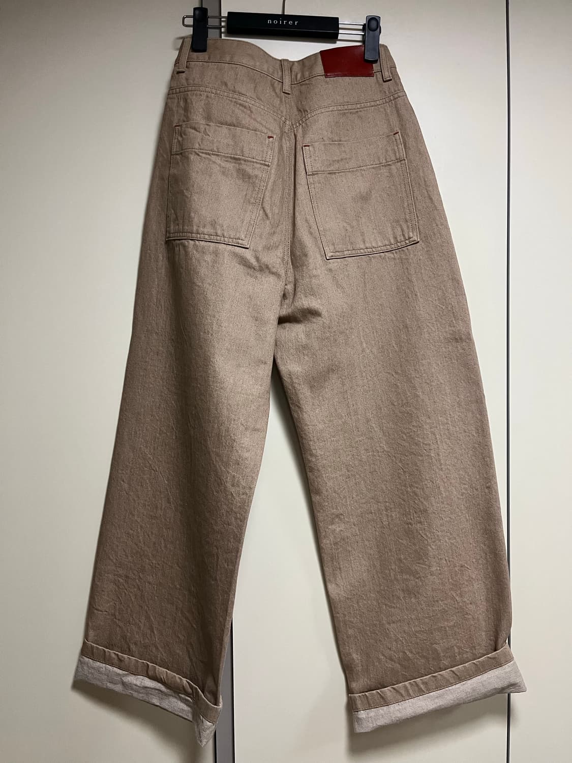 문달 그레인 데님 팬츠(베이지) S사이즈 Grain Selvedge De 상품이미지9