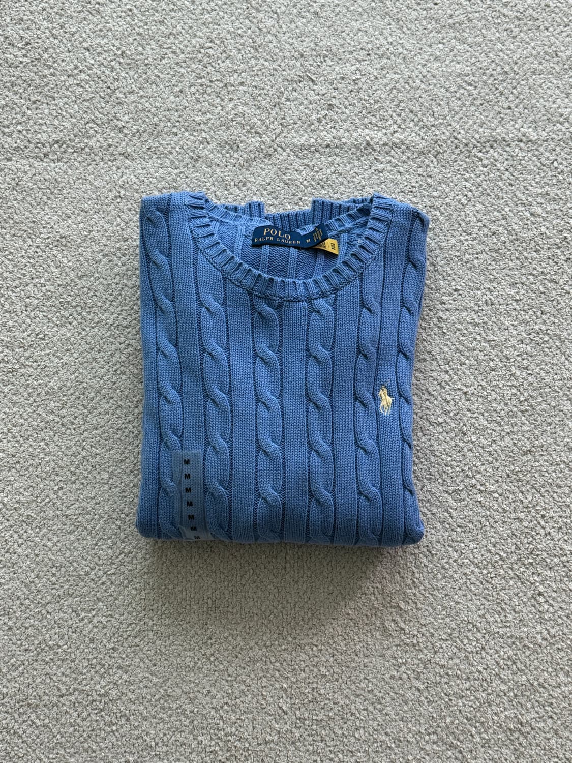 (새상품/정품) 폴로랄프로렌 코튼 케이블 니트/여성M 상품이미지1
